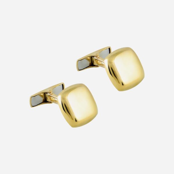 gold cufflinks