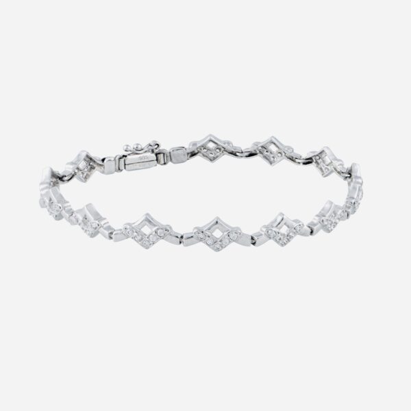 white gold bracelet